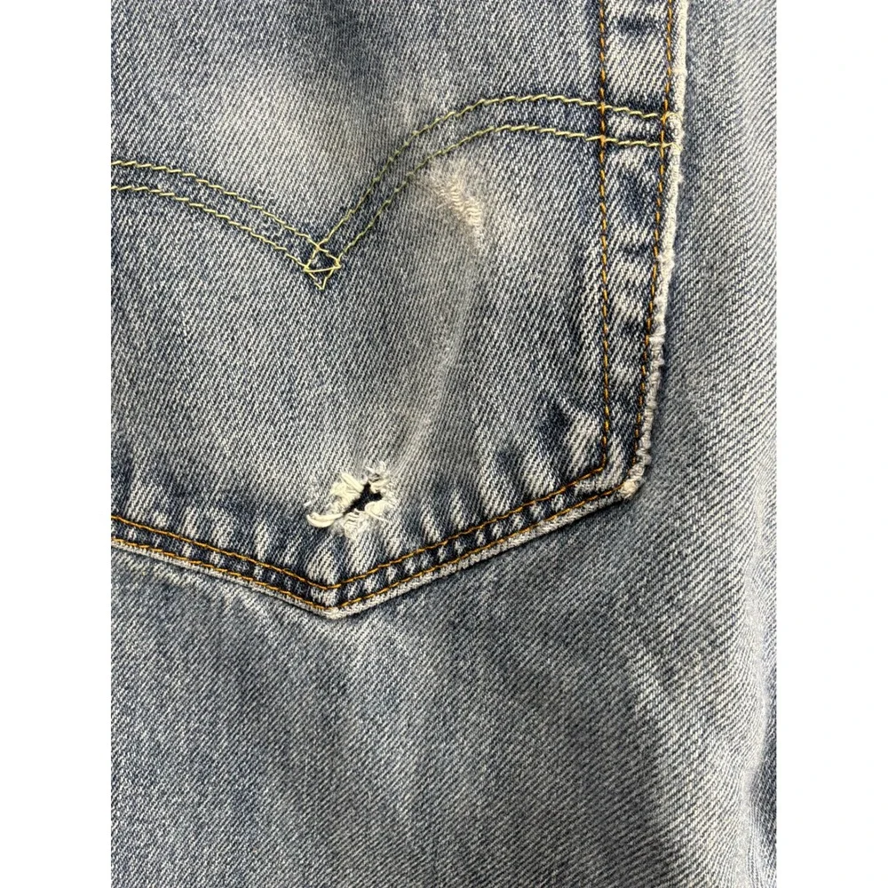 Gorpcore Mens Levis 505 Regular Fit Jeans 36x34 Blue Denim